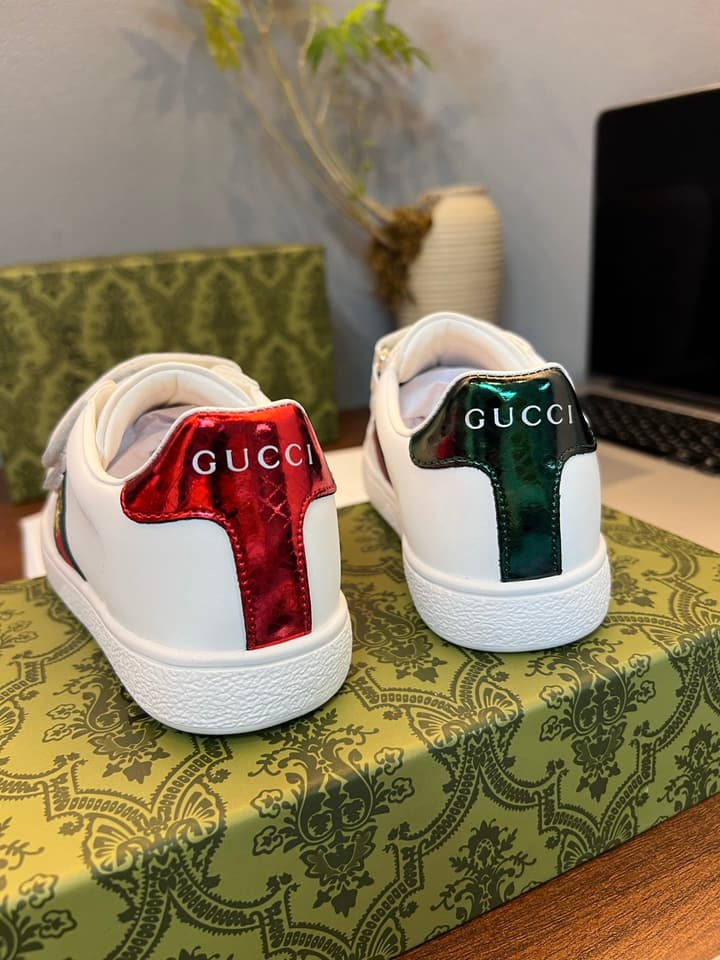 Gucci Kids Sheepskin-Lined Sneakers – Kids Collection