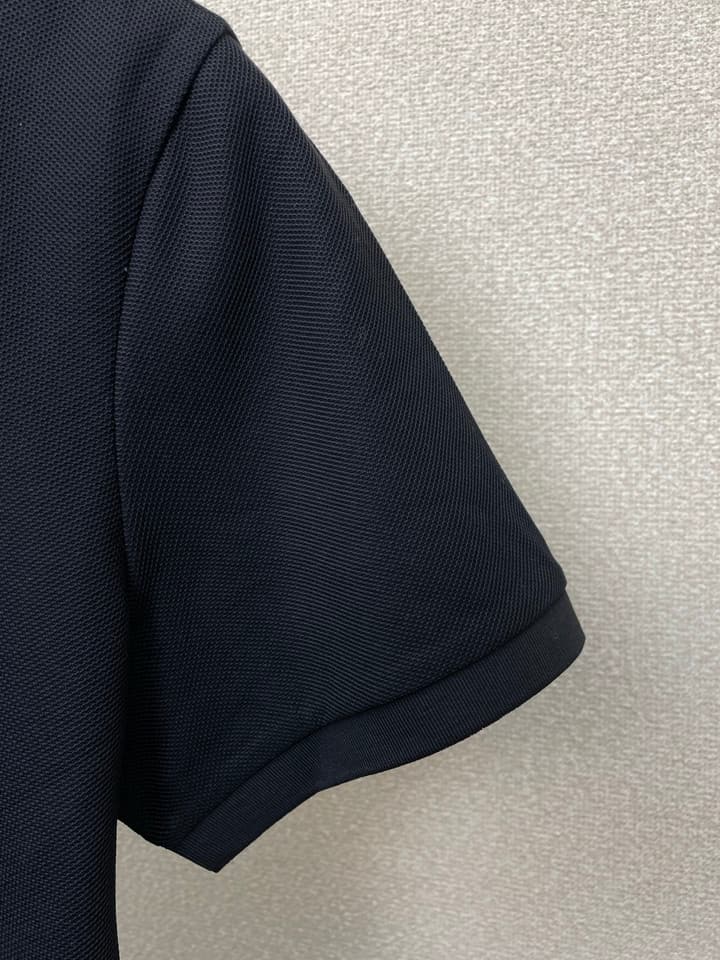 Hermès Men's Casual Short-Sleeve T-Shirt – Spring/Summer Collection in Navy Blue With Orange Trim