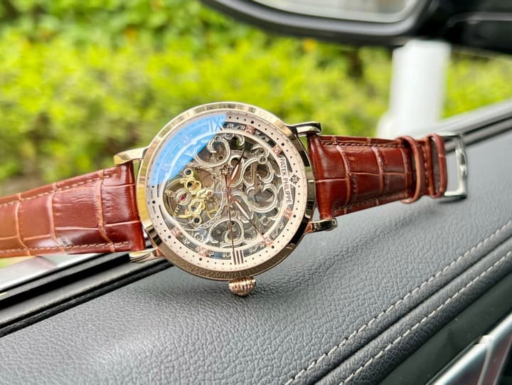 Patek Philippe Men's Skeleton Automatic Watch
