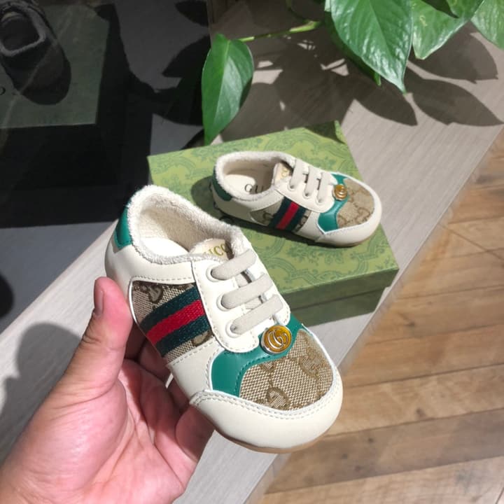 Gucci Kids' Footwear – Kids Collection in Green/red Web Stripe