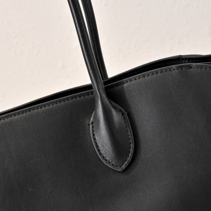 The Row Marlo Tote – 2025 Collection in Classic Black