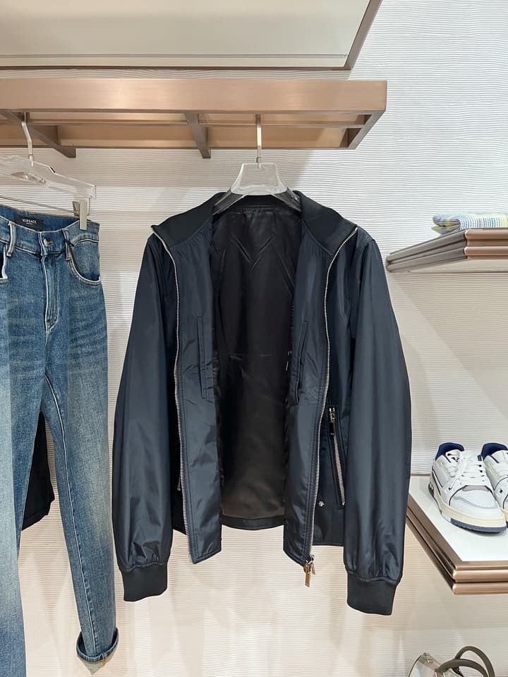 Dior Men's Casual Jacket – 2025FW in Dark Navy