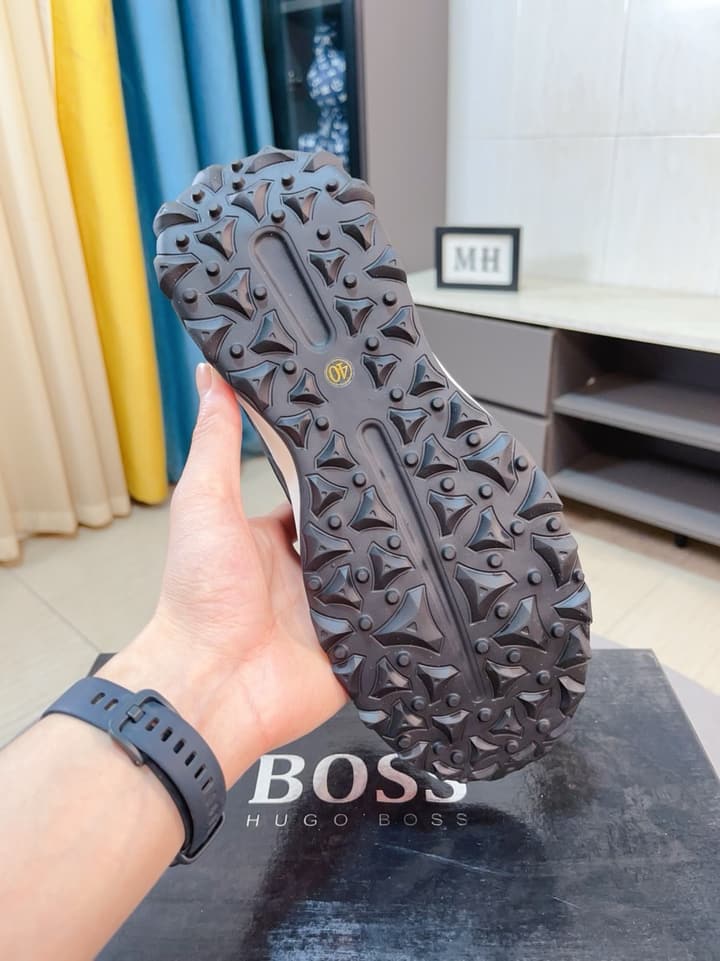 Boss Classic Suede and Waterproof Casual Sneakers