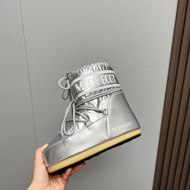 Moon Boot 2024 Autumn/Winter Platform Snow Ankle Boots – 2024FW in All Black