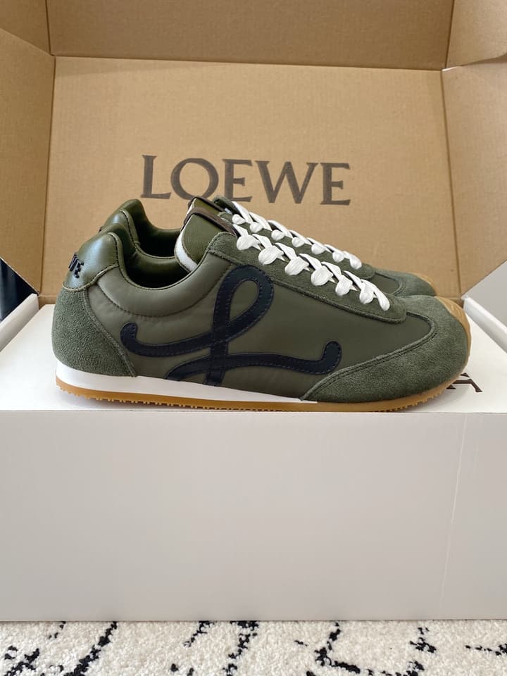 Loewe Ballet Runner Sneakers in Charcoal Grey