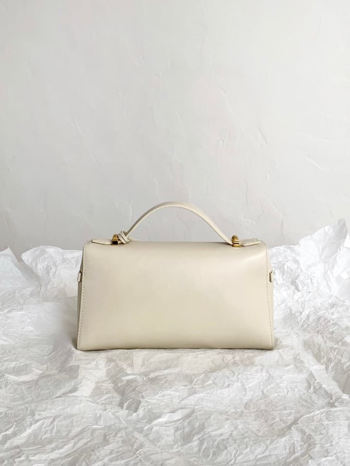 Loro Piana L23 Plain Weave Handbag in Milk Tea