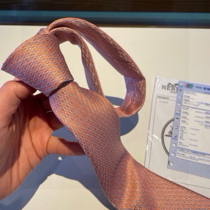 Hermès Men's Silk Tie – New Collection in Blue