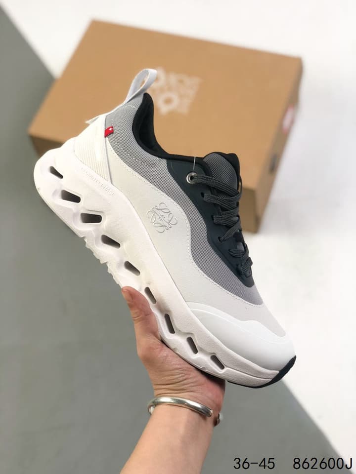 Loewe x On Cloudtilt Lightweight Sneakers in Olive Green