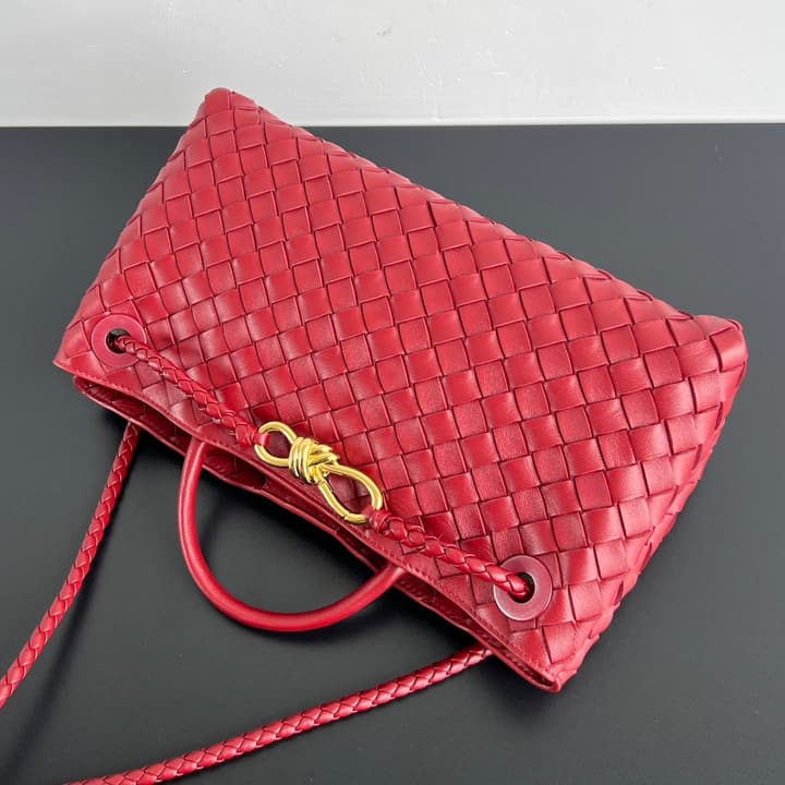 Bottega Veneta Andiamo Handbag in Charcoal Grey