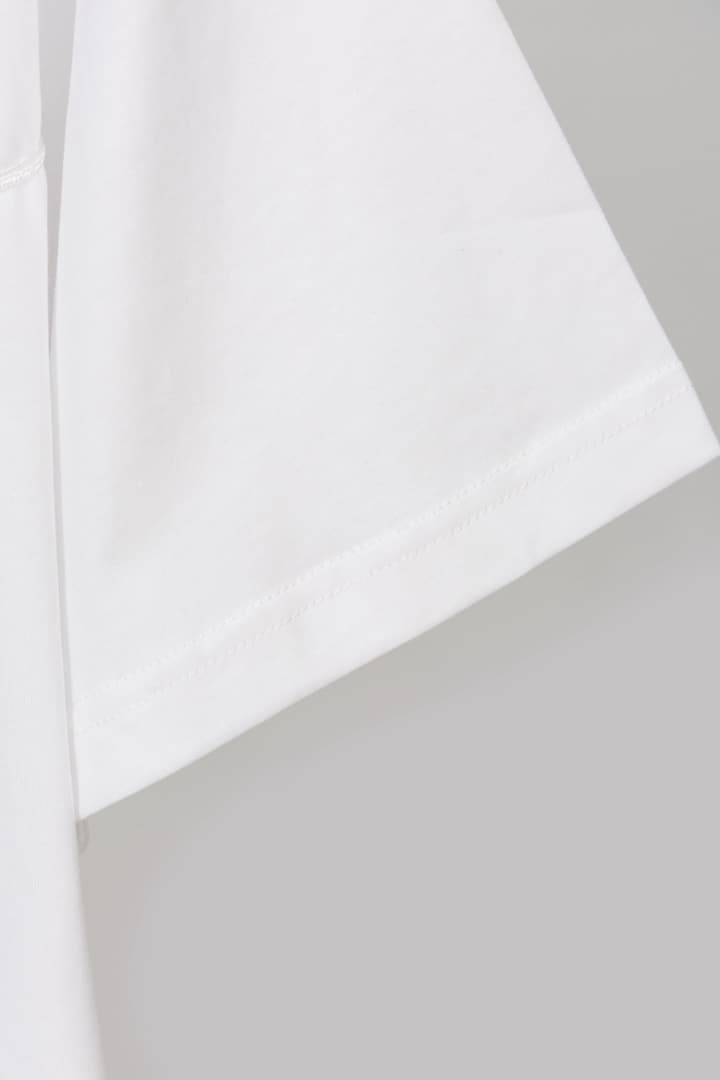 Dior Ribbon Logo Short-Sleeved T-Shirt – 2026 Spring Collection in Dark Grey