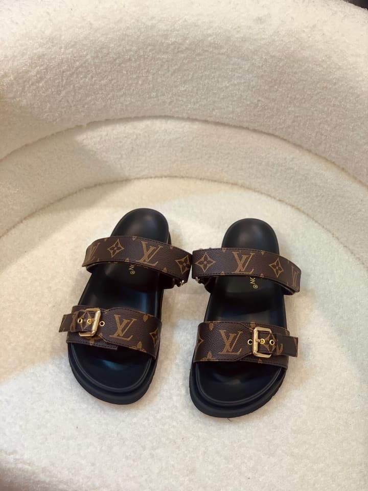 Louis Vuitton Denim Mules