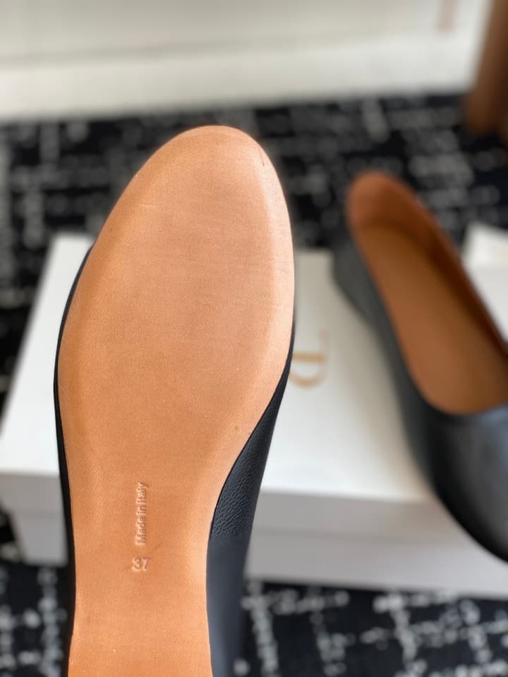 The Row Mary Jane Ballet Flats – 25SS Spring/Summer Collection in Charcoal