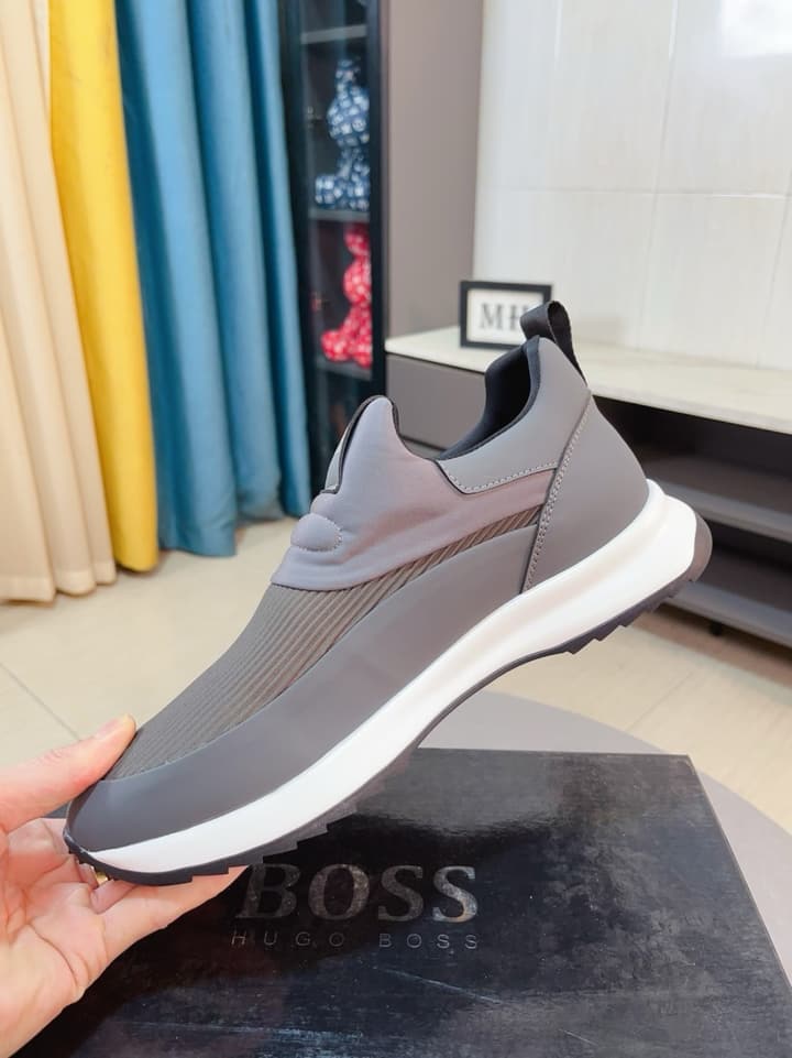 Boss Classic Suede and Waterproof Casual Sneakers