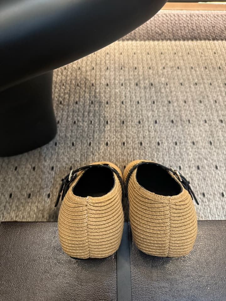 Alaïa Raffia Ballet Flats – 25FW