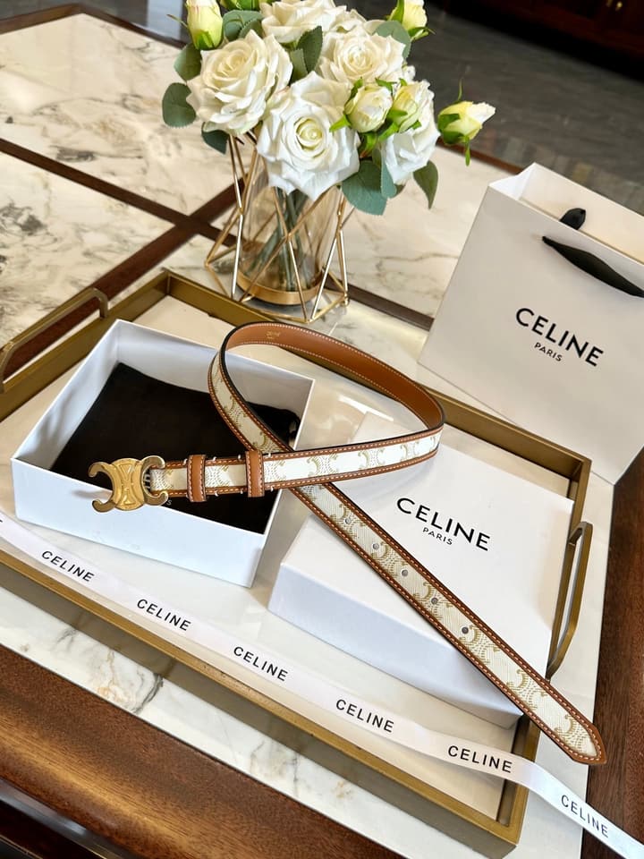 Celine Classic Leather Belt – 2.5cm