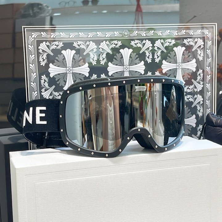 Celine Ski Goggles in All Black Frame