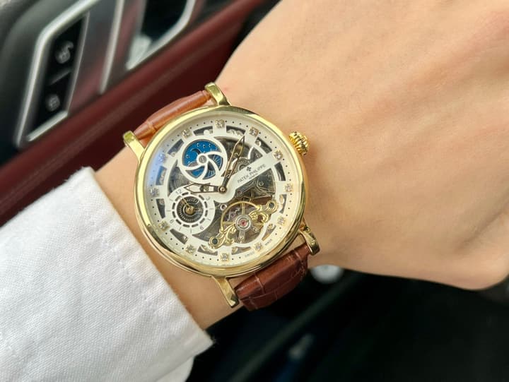 Patek Philippe Men's Automatic Skeleton Watch