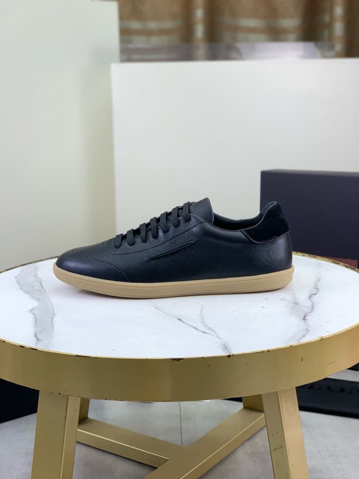 Zegna 232 Suede Calfskin Sneakers