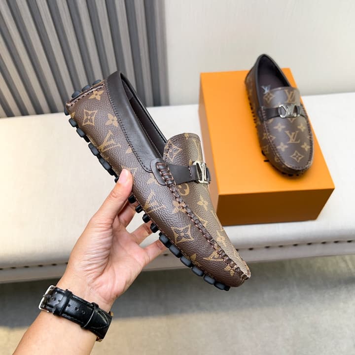 Louis Vuitton Monte Carlo Moccasin Loafers in Black Smooth Leather