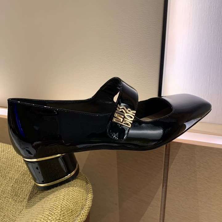 Dior Miss Dior Mary Jane Patent Heels – FW24 in Black Patent Leather Mary Jane