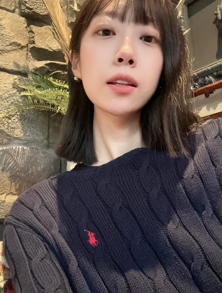 Ralph Lauren Cable Knit Loose Sweater in Beige