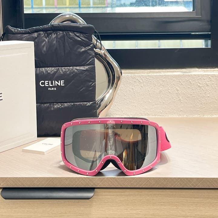 Celine Ski Goggles in All Black Frame