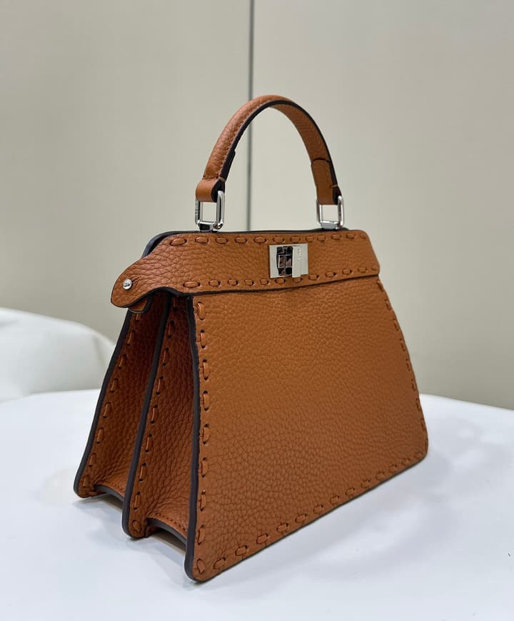 Fendi Peekaboo I See You Petite Satchel in Classic Black