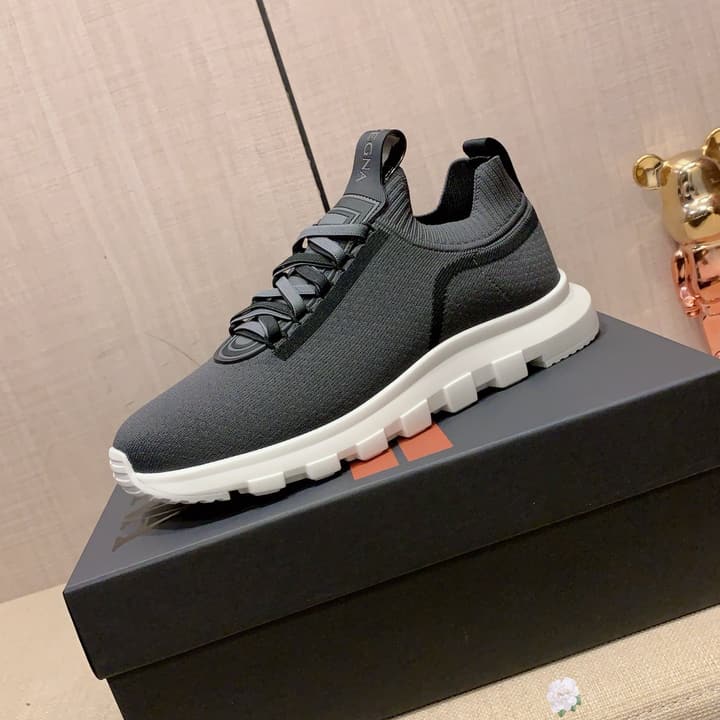 Zegna Latest Casual Sneakers in Black