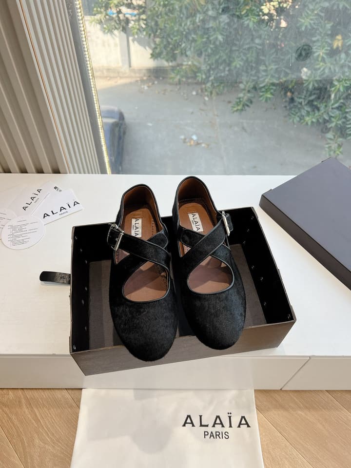 Alaïa French Fairy Ballet Flats – 2025 SS