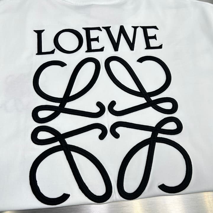 Loewe 3D Logo High-Count Cotton T-Shirt – 2026SS in Black