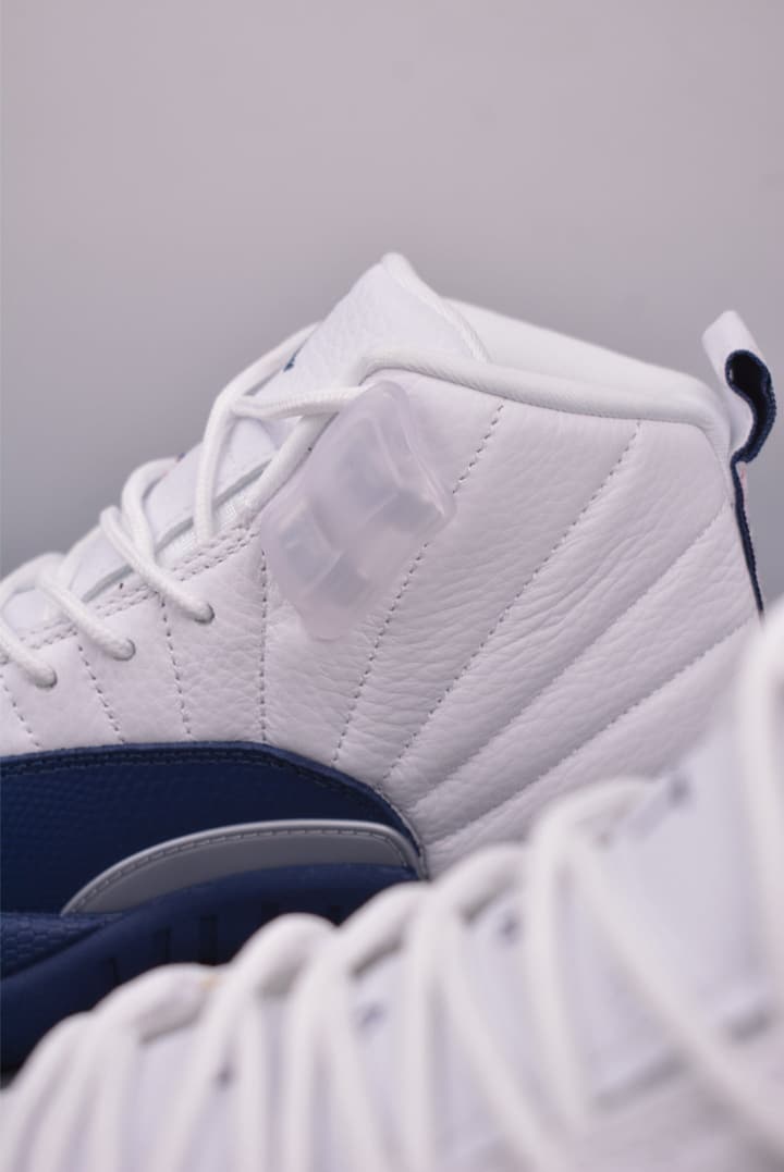 Air Jordan AJ12 White/Blue Basketball Shoes