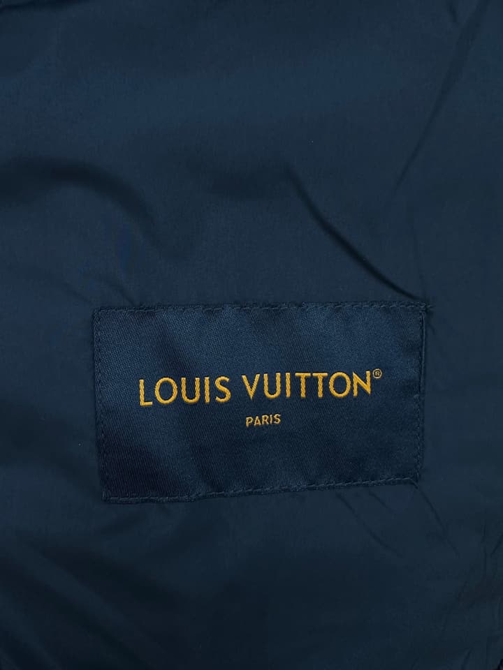 Louis Vuitton Diamond Quilted Jacket in Deep Navy Quilted Jacket