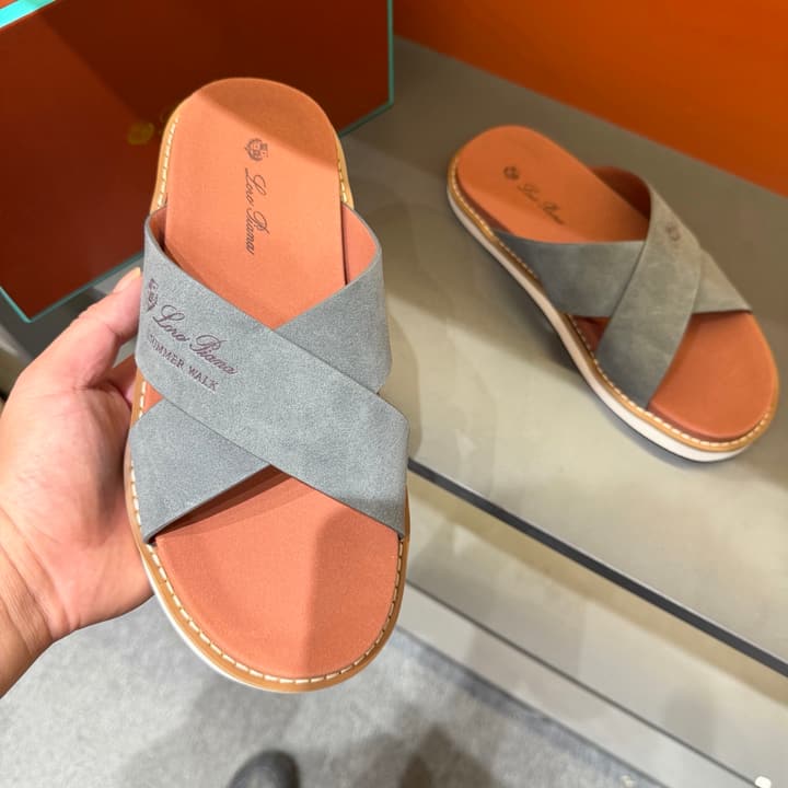 Loro Piana Summer Walk Crisscross Mules