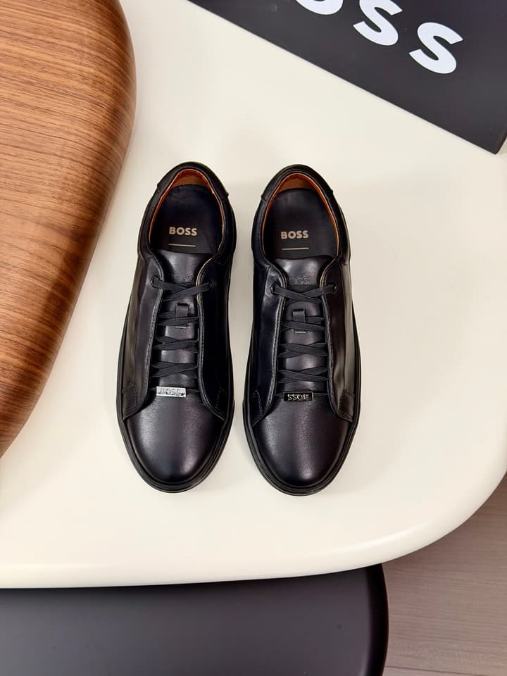 Boss Men's Casual Leather Sneakers