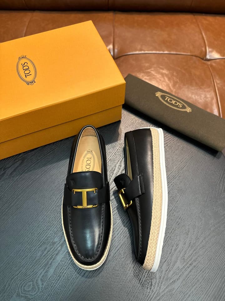 Tod's Gommino Calfskin Loafers in Assorted Loafers Display