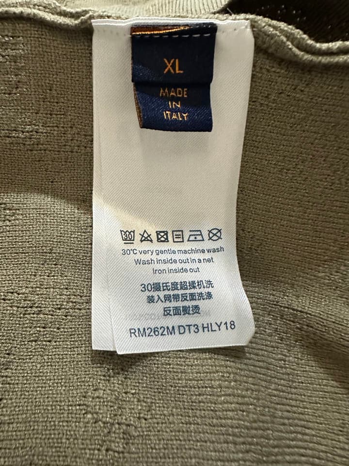 Louis Vuitton LV Hollow Jacquard Logo Knit Sweater – SS26 in Coffee Brown