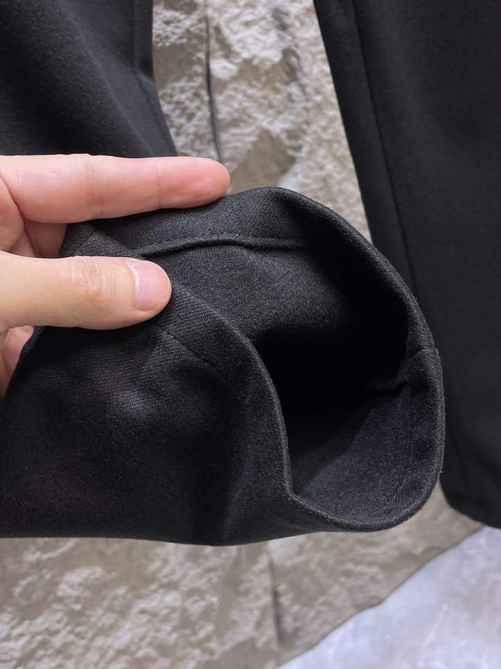 Louis Vuitton Wool Blend Dress Trousers – Autumn/Winter Collection in Black
