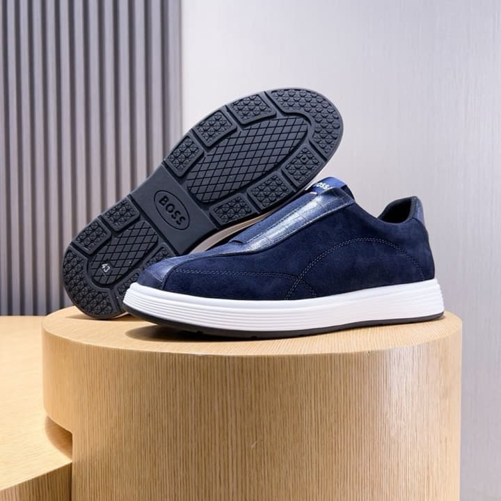 Boss Classic Leather Driving Shoes