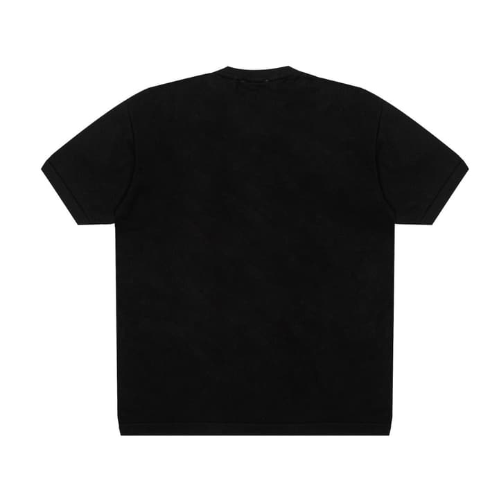 Ami Paris Classic Heart Embroidered Knit T-Shirt – 2025SS in Black