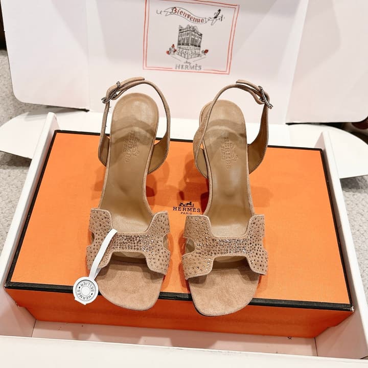 Hermès Eremite 80 Heeled Sandals in Black