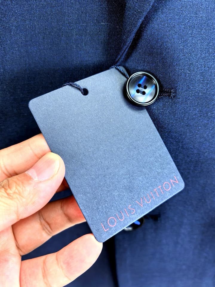 Louis Vuitton 2025 Casual Business Suit Set in Deep Navy Blue Suit Set