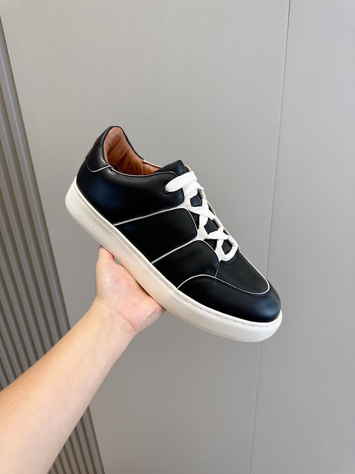 Zegna Tiziano Couture Sneakers in Black With Matching Laces