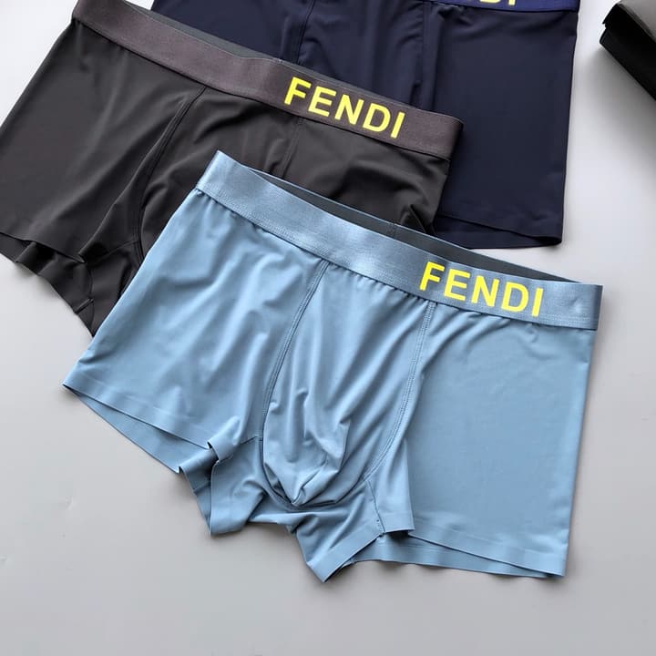 Fendi Men's Seamless Ice Silk Underwear Box Set
