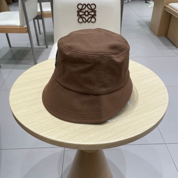 Moncler 2025 Autumn Bucket Hat in Black