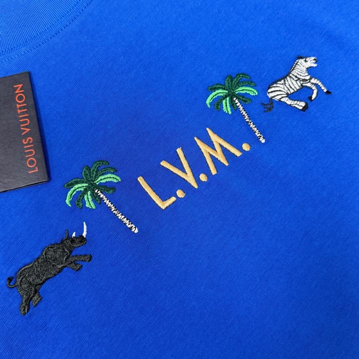 Louis Vuitton Oversized Crewneck T-Shirt – Summer Collection – 26SS in Apricot