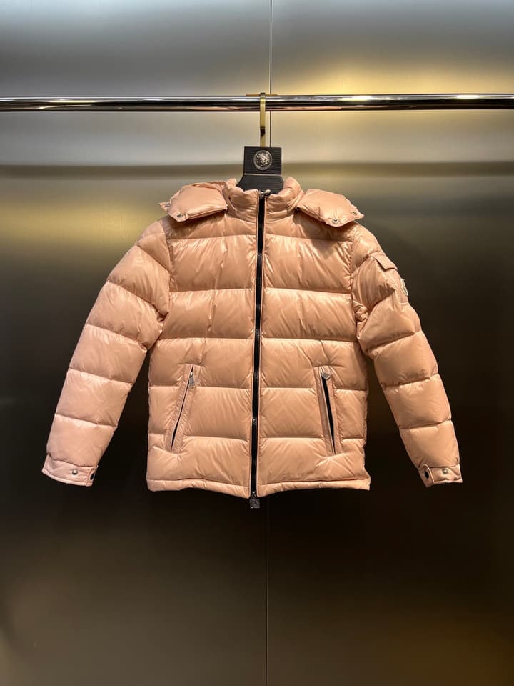 Moncler Maya Short Down Jacket – Kids Collection in Cream White