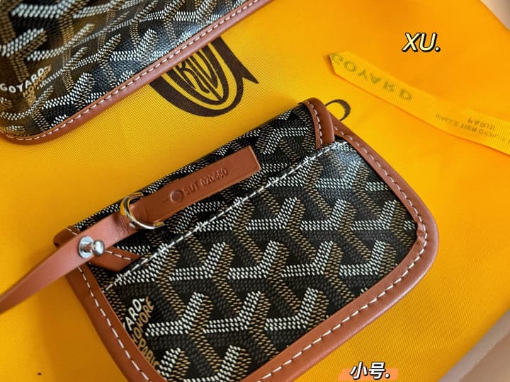 Goyard New Small Mother-Child Tote Bag in Classic Black And Tan