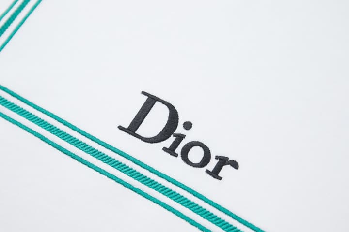 Dior Logo Embroidered Short-Sleeve T-Shirt – 26SS Early Spring Collection in Black