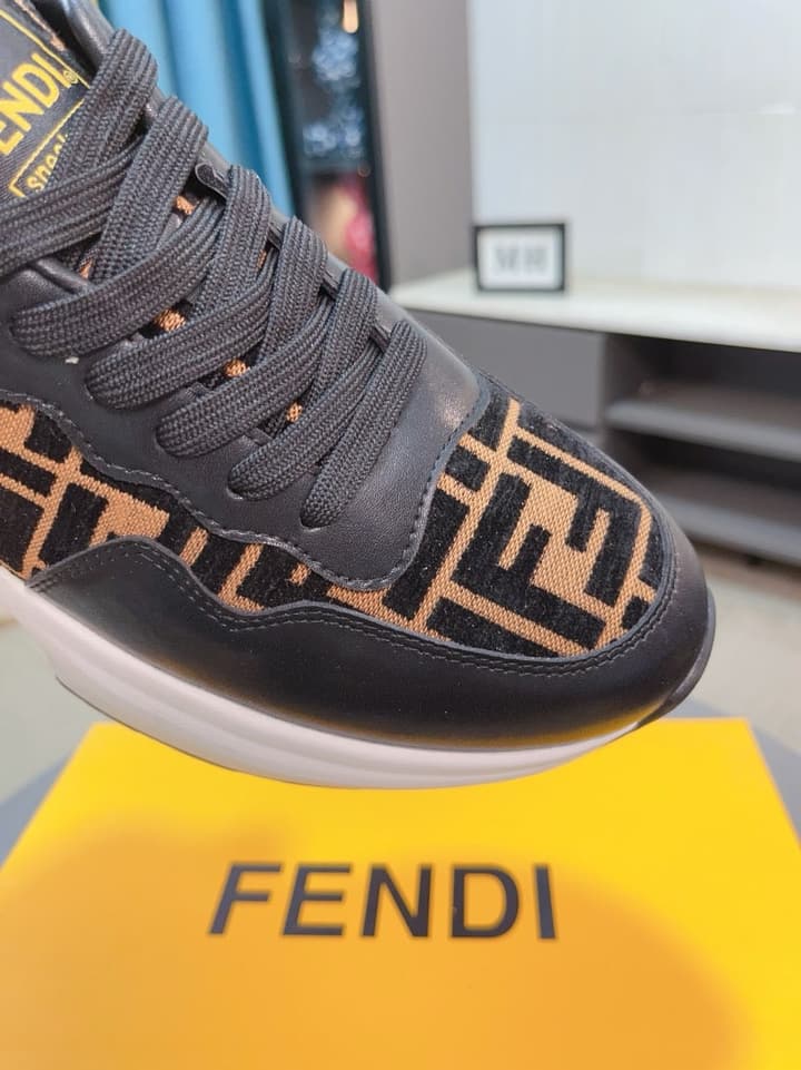 Fendi Classic Calfskin Sneakers