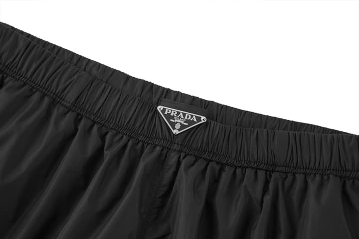 Prada Re-Nylon Swim Trunks in Black